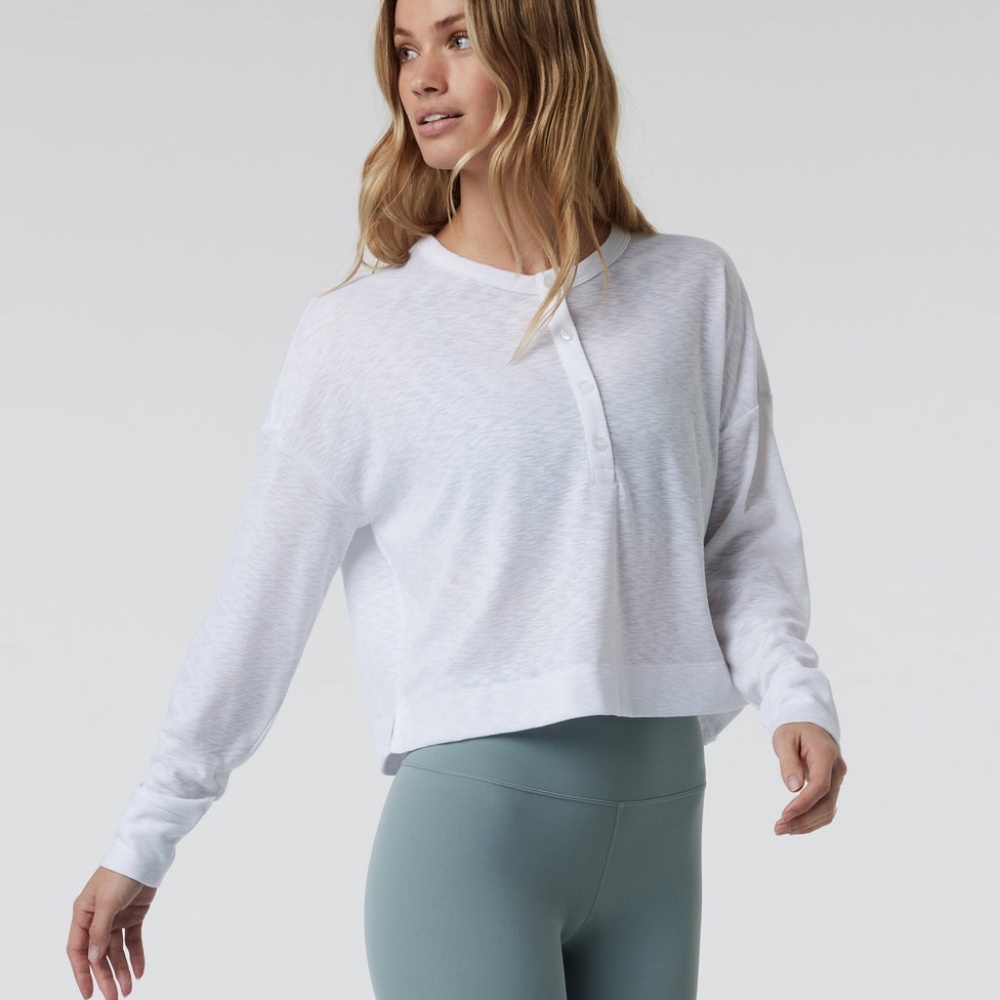 Vuori Long Sleeve Sunrise Oversize Henley